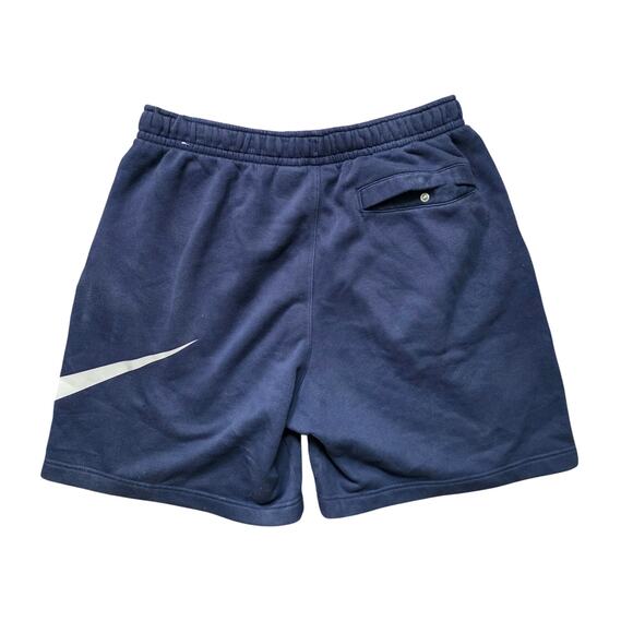 Nike Explosive Fleece Sweat Shorts Men’s L Navy Blue Swoosh Logo - Picture 5 of 5
